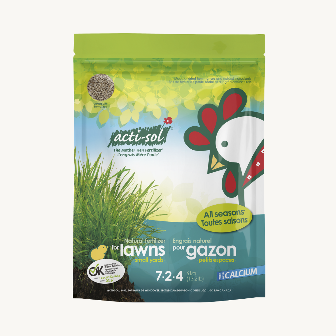 Engrais Acti-sol - Gazon (7-3-2) - Étape 1 & 2
