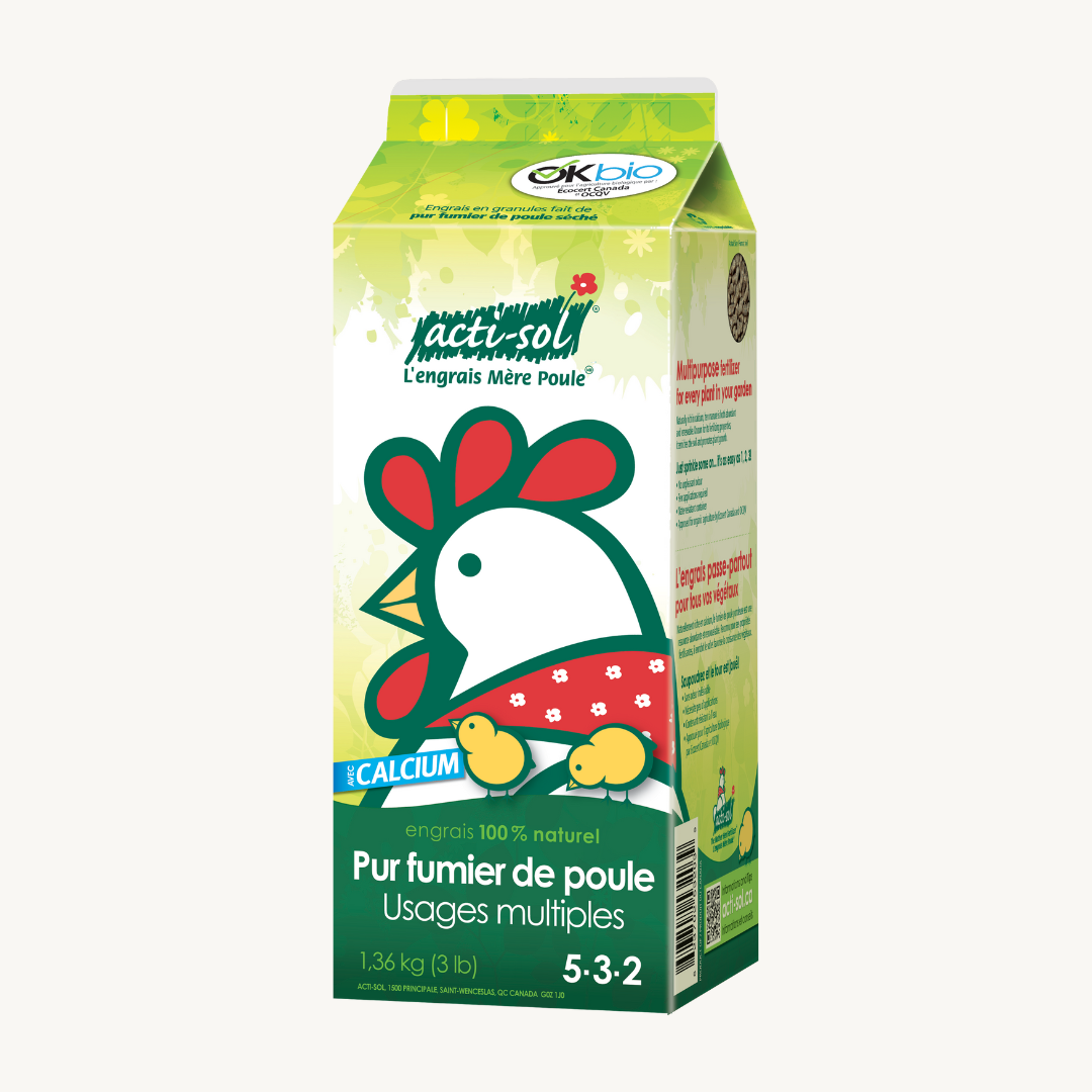 Engrais Acti-sol - Fumier de poule (5-3-2)